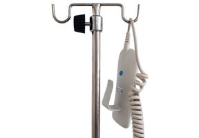Optional IV Pole Attachment Available